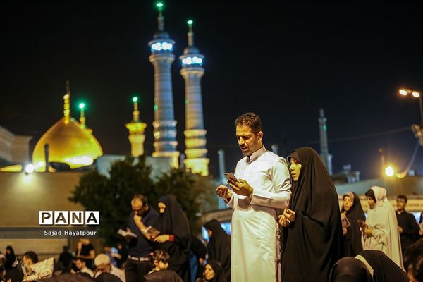 مراسم احیاء ویژه شب 19 ماه رمضان  در حرم حضرت معصومه (س)