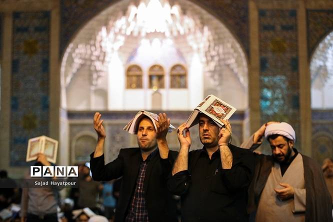 مراسم احیاء ویژه شب 19 ماه رمضان در حرم حضرت معصومه (س)