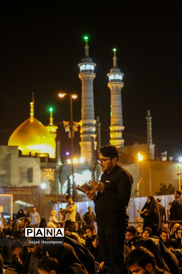 مراسم احیاء ویژه شب 19 ماه رمضان  در حرم حضرت معصومه (س)