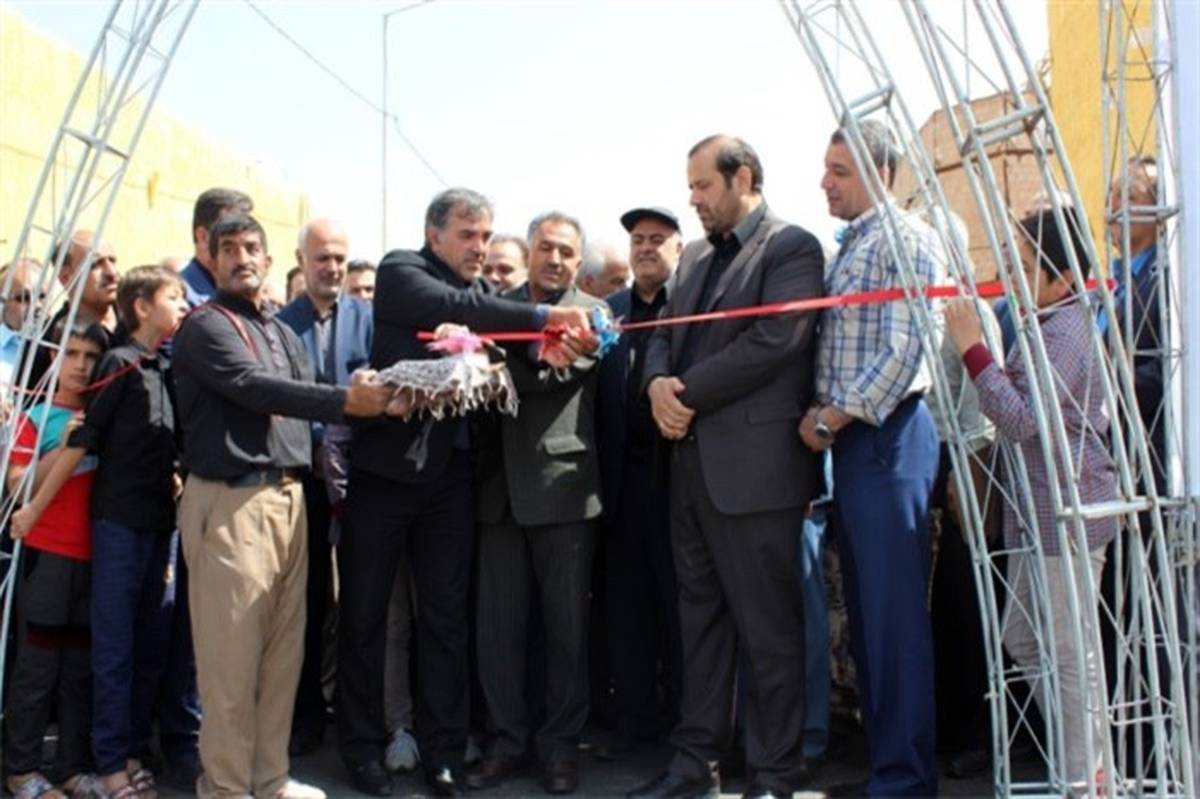 برگزاری مراسم افتتاح پروژه اتصال شهرک امام حسین (ع) به مسکن مهر اسلامشهر