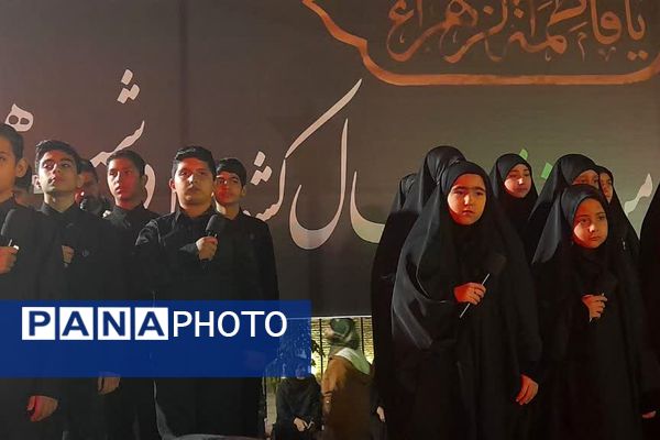 جلوه‌های عشق و ماتم فاطمی دانش‌آموزان ورامینی