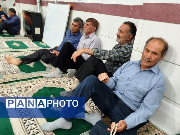 مراسم عزاداری شهادت امام جعفر صادق(ع) در روستای ظفرآباد 