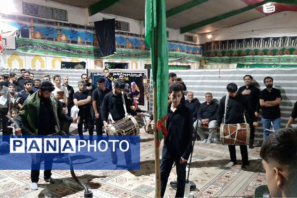 عزاداری هیات محبان علی‌ابن‌ابی‌طالب (ع) فرهنگیان شیراز در شب تاسوعای حسینی