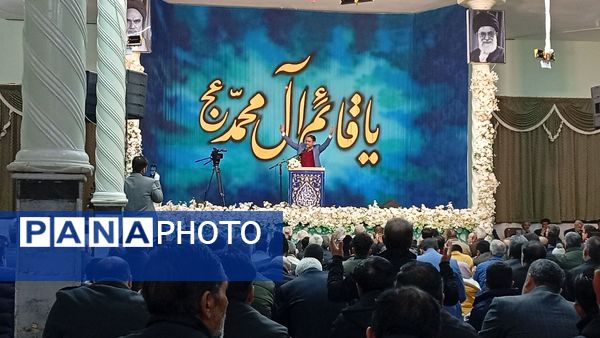مراسم ولادت حضرت قائم (عج) در هیات مهدیه کاشمر
