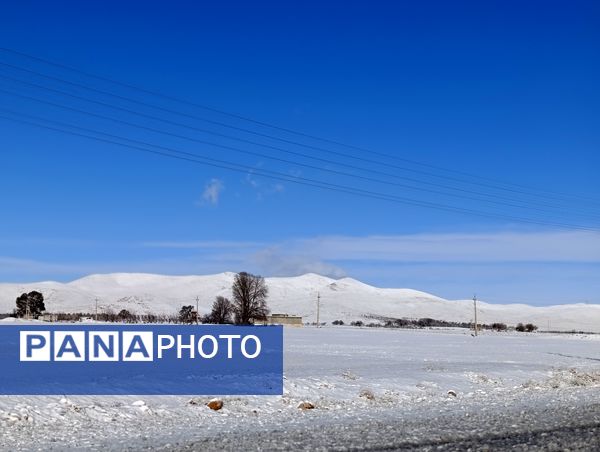 برف زمستانی مهمان شهرستان کیار شد