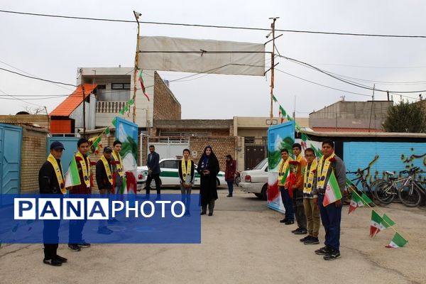 آیین نمادین نکوداشت هفته پدافند غیرعامل در نیشابور 