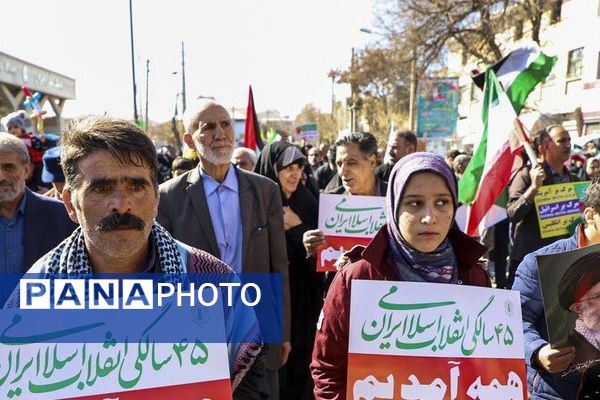 راهپیمایی باشکوه ۲۲ بهمن در کرمانشاه 