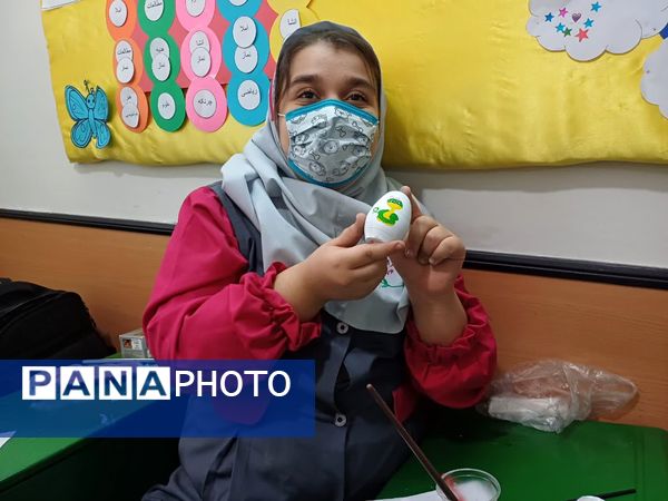 برگزاری جشنواره تخم مرغ رنگی در آموزشگاه دخترانه سارا،ملارد