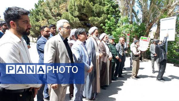 فریاد مردم باخرز در جمعه خشم علیه جنایات رژیم صهیونیستی
