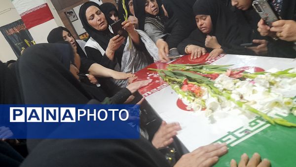 شهید گمنام مهمان محله الهیه شد