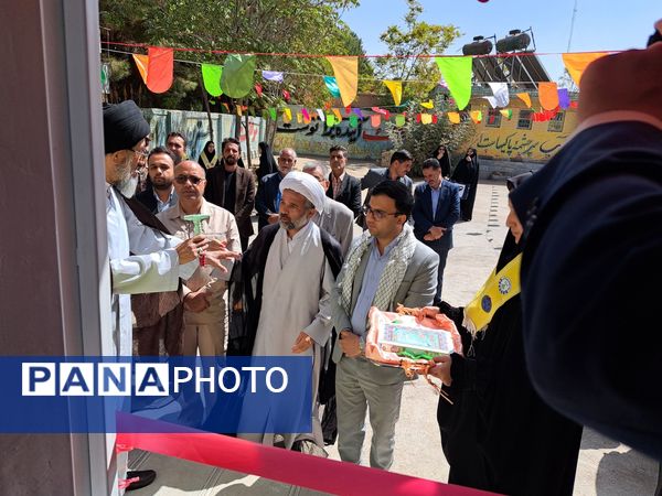 آیین بازگشایی مدارس و افتتاح نماز خانه، در آموزشگاه تکتم باخرز