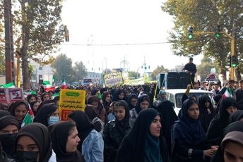 راهپیمایی 13 آبان در شهرستان خوی