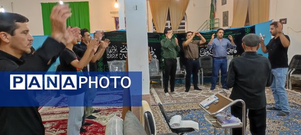 مراسم عزاداری شب عاشورای حسینی در مسجد محمد رسول (ص) حسین آباد شیروان