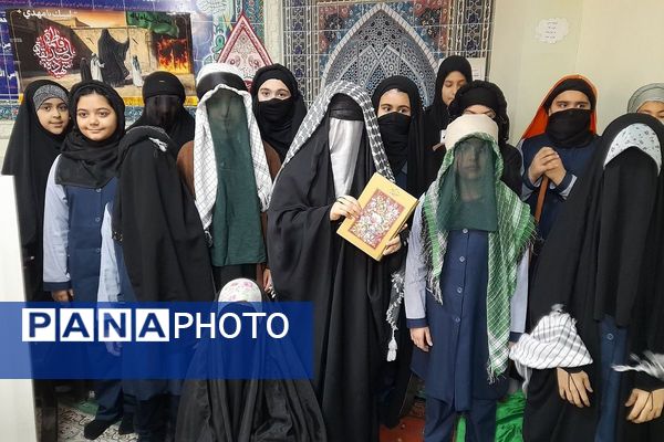 عزاداری حضرت فاطمه الزهرا(س) در مدارس جانبازان کربلا و ایران تایر اسلامشهر