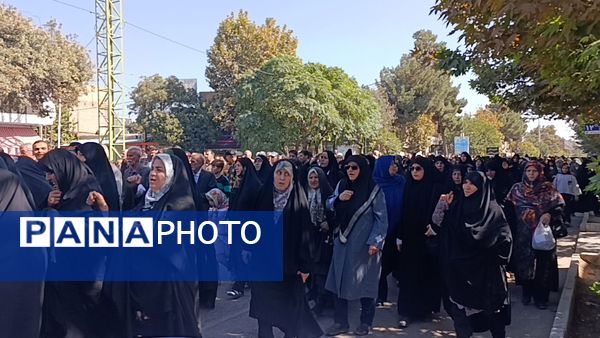 راهپیمایی بشارت نصر در نیشابور 