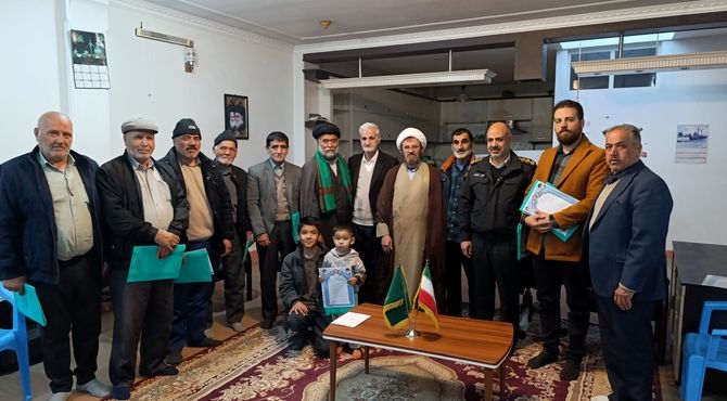 آیین تجلیل از فعالین نماز در سفید‌دشت
