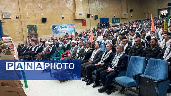 گردهمایی بزرگ بسیجیان در اسدآباد با حضور نمایندگان مجلس و امام جمعه