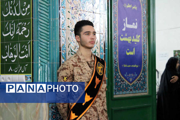 جلوه‌هایی از حلقه‌های صالحین نوجوانان بسیجی در شهر جعفریه