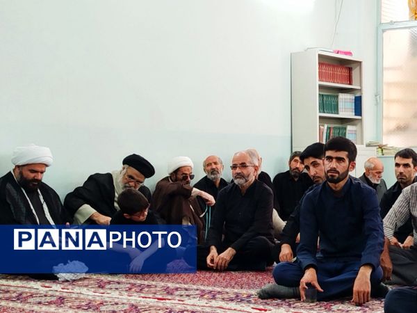 مجلس عزای حسینی در حوزه علمیه امام صادق (ع) کاشمر