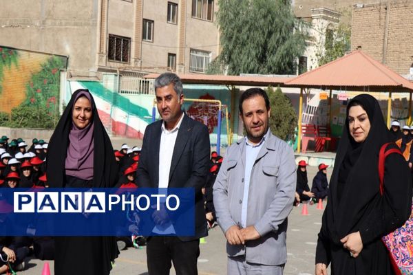 هفته تربیت‌بدنی با شور و انرژی در دبیرستان شاهد مرضیه 