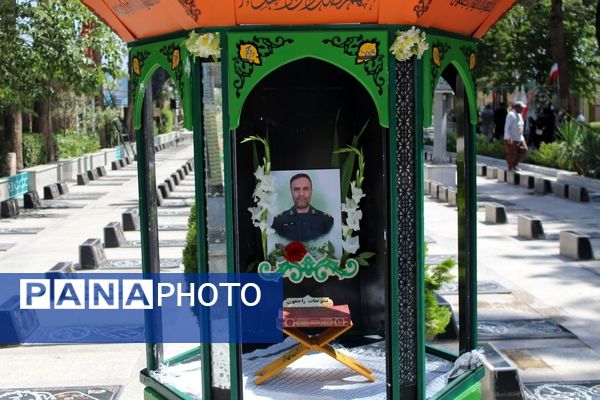 مراسم تشییع و تدفین پیکر مطهر شهید امنیت در شهرستان نیشابور 
