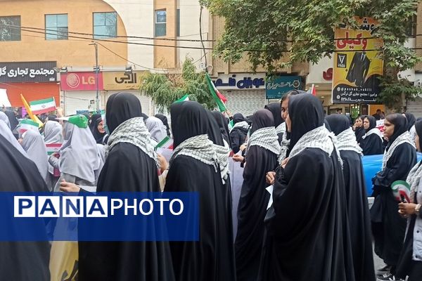  راهپیمایی ۱۳آبان در شهرستان ورامین