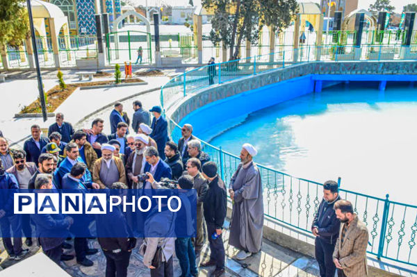  بازدید معاون فرهنگی و اجتماعی و زیارت استانداری استان خراسان رضوی از بامشار شهرستان کاشمر 
