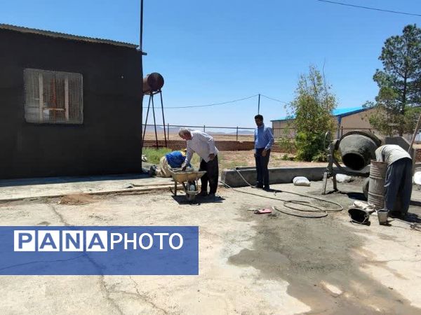 فدافن در مسیر آبادانی