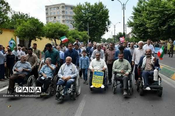 راهپیمایی روز قدس در بابل