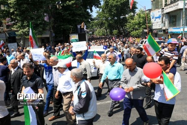 راهپیمایی روز قدس در ساری