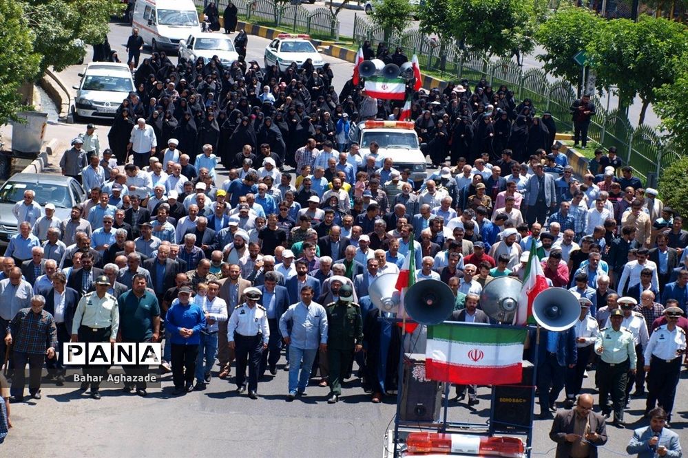 حضور باشکوه مردم فشافویه در راهپیمایی روز جهانی قدس