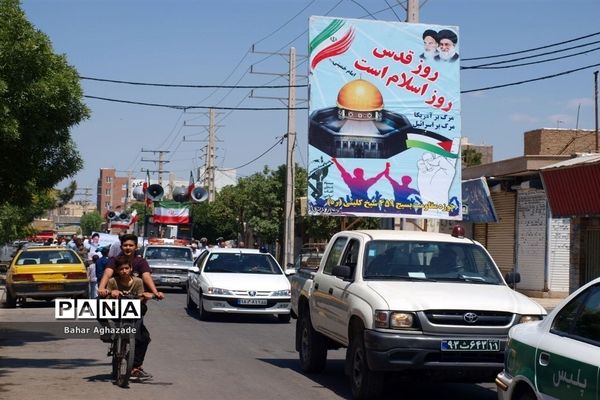 حضور باشکوه مردم فشافویه در راهپیمایی روز جهانی قدس