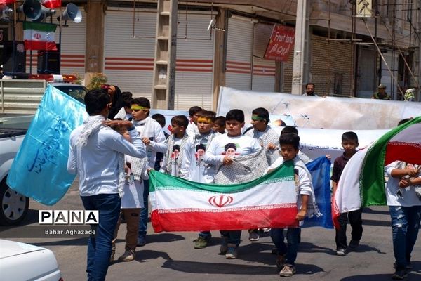 حضور باشکوه مردم فشافویه در راهپیمایی روز جهانی قدس