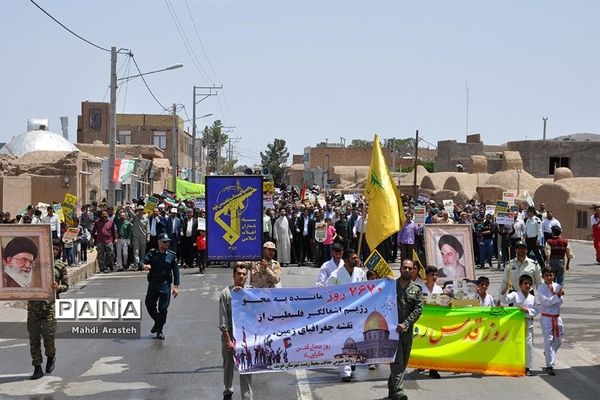 راهپیمایی روزجهانی قدس درشهرستان خوسف خراسان جنوبی