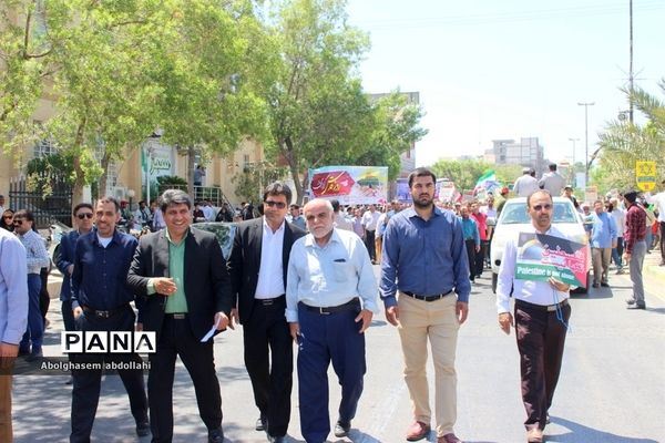 راهپیمایی روز جهانی قدس در بوشهر-1