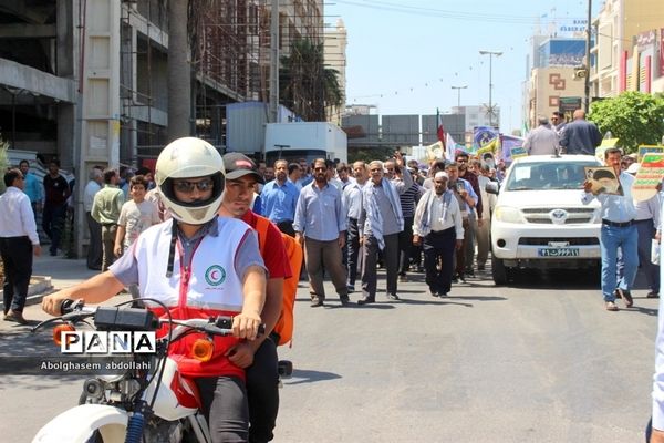 راهپیمایی روز جهانی قدس در بوشهر-۲