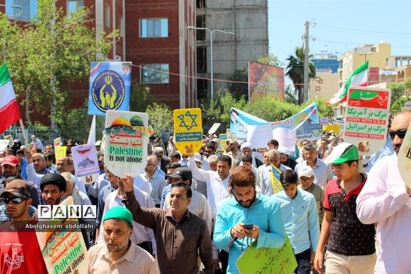 راهپیمایی روز جهانی قدس  در بوشهر-۳