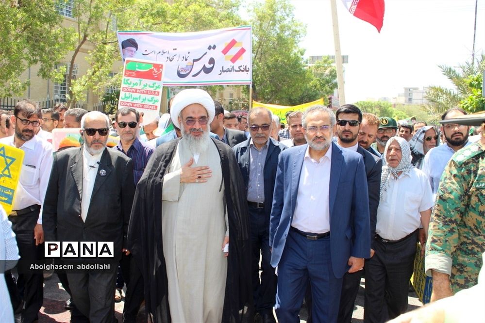 راهپیمایی روز جهانی قدس  در بوشهر-۳