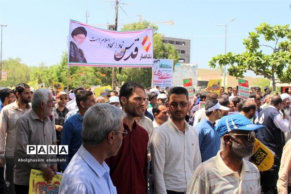 راهپیمایی روز جهانی قدس  در بوشهر-۳