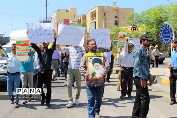 راهپیمایی روز جهانی قدس  در بوشهر-۳