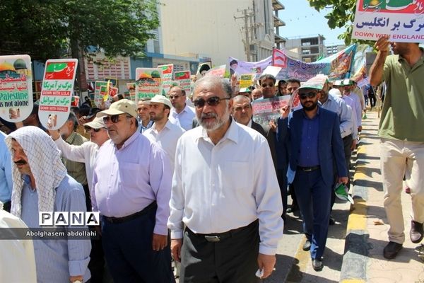 راهپیمایی روز جهانی قدس  در بوشهر-۳