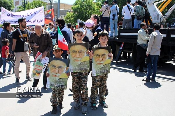 حضور پر شور مردم  استان همدان در راهپیمایی روز قدس
