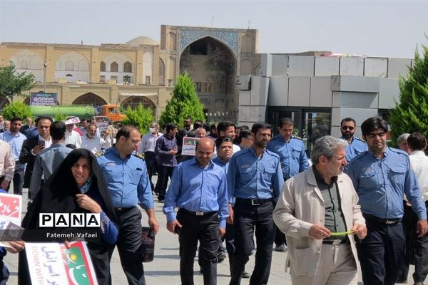 حضور پرشور مردم اصفهان در راهپیمایی روز قدس