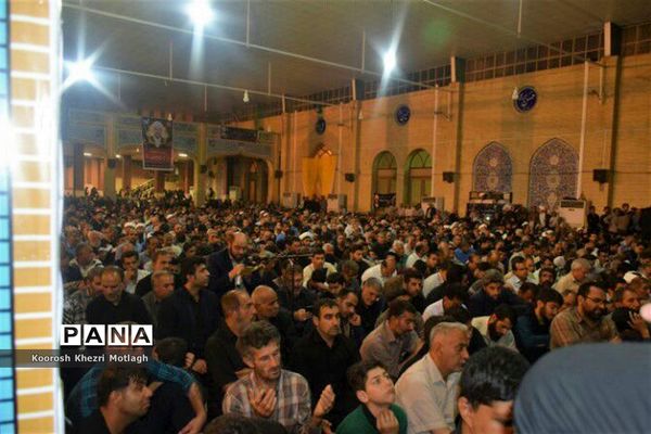 مراسم وداع با امام جمعه شهرستان کازرون