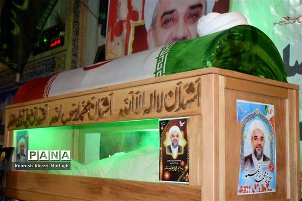 مراسم وداع با امام جمعه شهرستان کازرون