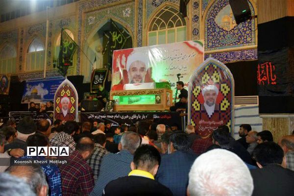 مراسم وداع با امام جمعه شهرستان کازرون