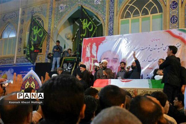 مراسم وداع با امام جمعه شهرستان کازرون