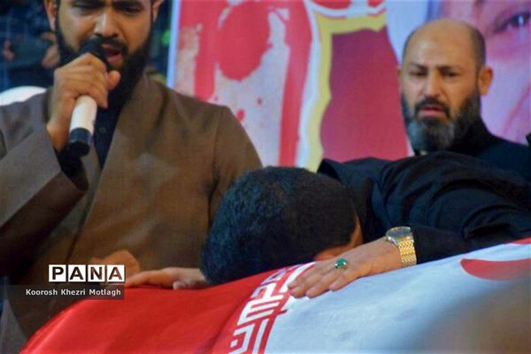 مراسم وداع با امام جمعه شهرستان کازرون