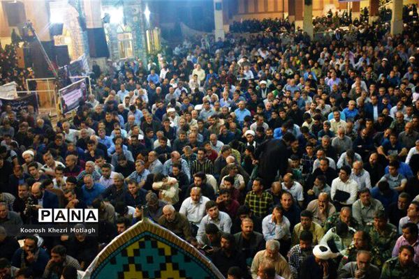 مراسم وداع با امام جمعه شهرستان کازرون