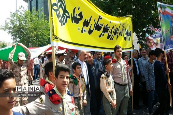 راهپیمایی روز جهانی قدس در بیرجند